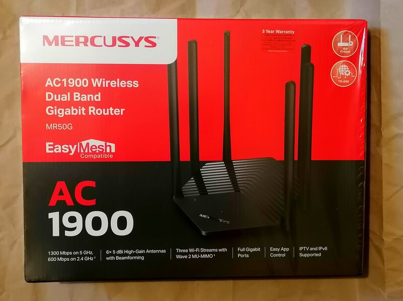 Vand router Wireless Mercusys MR50G, Dual-Band, Gigabit, nou, in garantie!