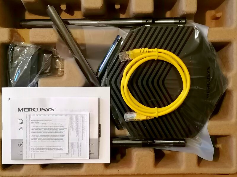 Vand router Wireless Mercusys MR50G, Dual-Band, Gigabit, nou, in garantie!